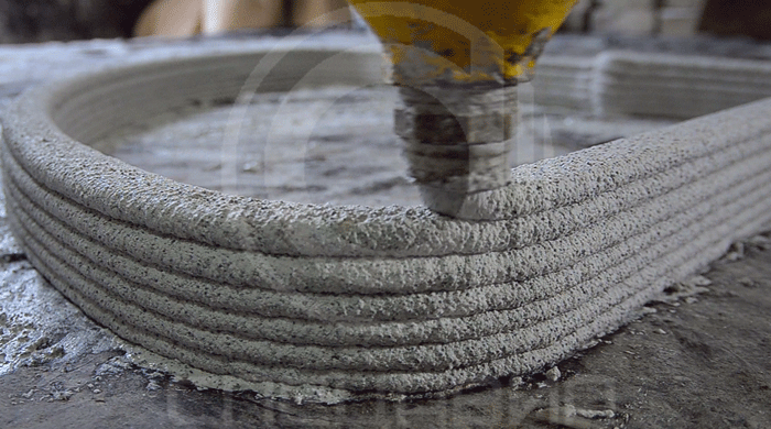 Строительный 3D принтер - печать бетоном